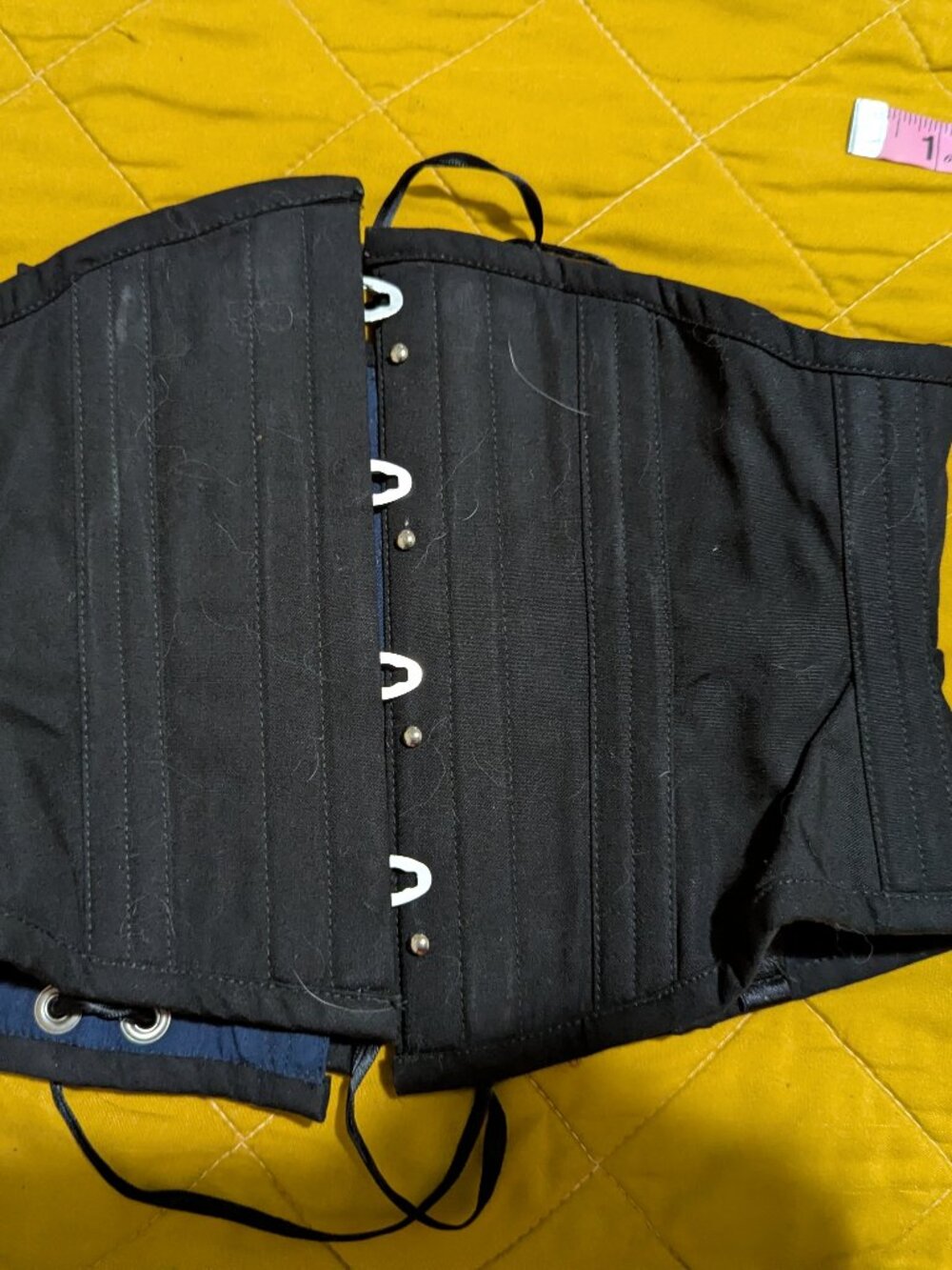 Dark Garden Corset-Black Waspie